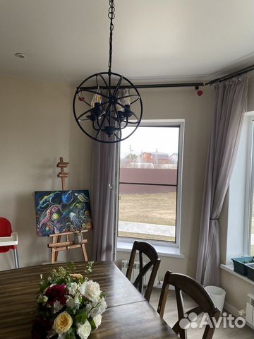 Люстра-шар, подвесная потолочная