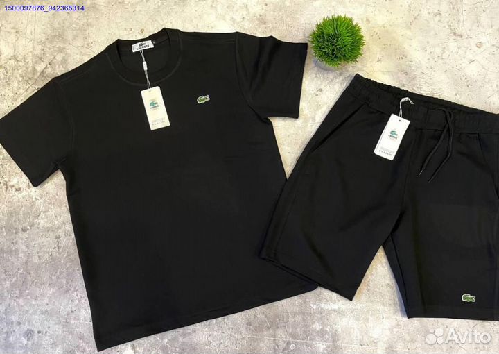 Летняя двойка Lacoste с Турции (Футболка + Шорты)