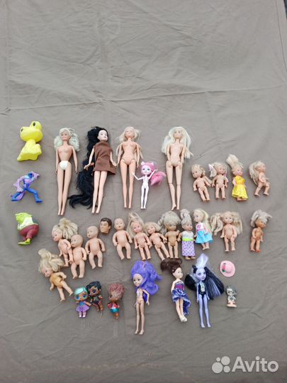 Куклы СССР и барби разные игрушки