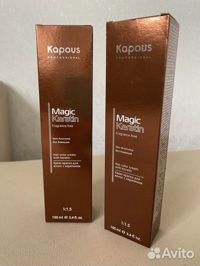 Крем-краска для волос с кератином «Non Ammonia»