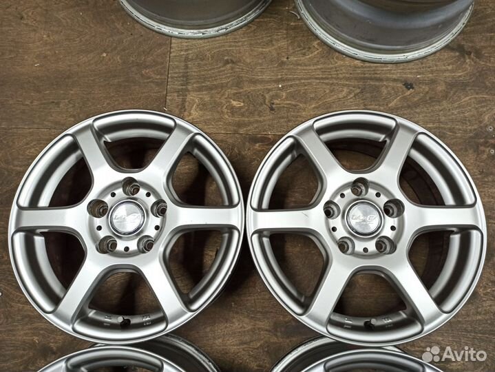 Диски 15 5х114,3 ET43 темные из Японии