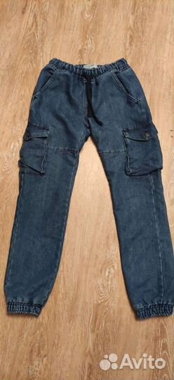 Джинсы бананы мужские