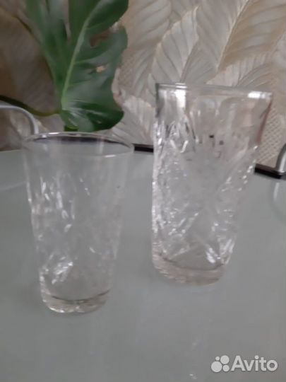 Набор хрустальных стопок