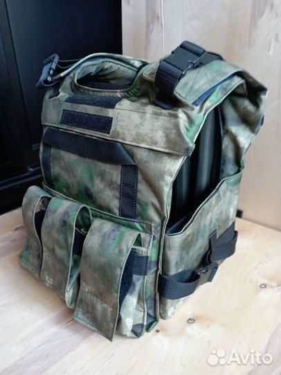 Бронежилет мох с плитами