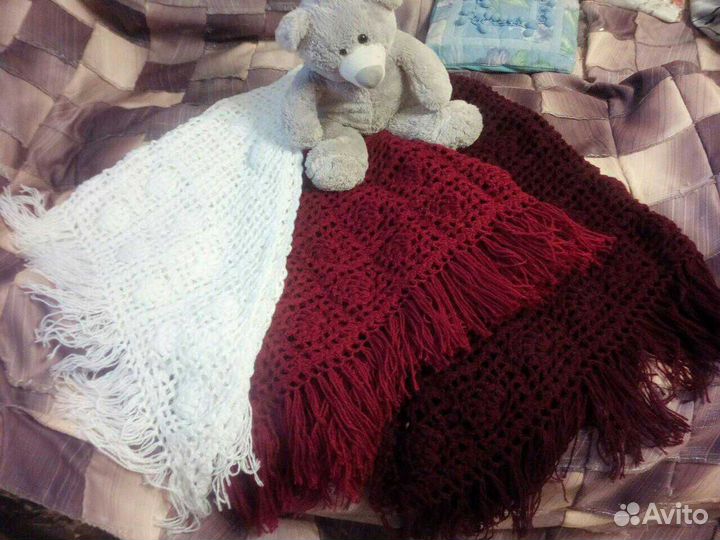 Шаль ручной работы