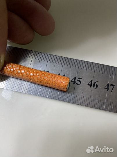 Шнур из кожи морского ската 8 мм