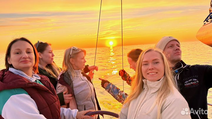 Обучение, практика, прогулка на парусной яхте