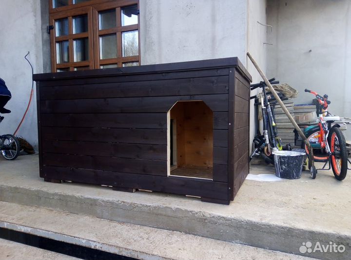 Утепленная будка для собаки 