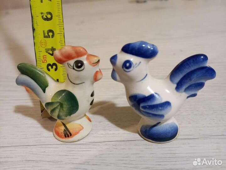 Фигурки животных Гжель фарфор ручная цена за все
