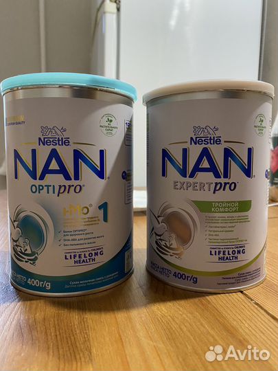 Детское питание смесь NAN