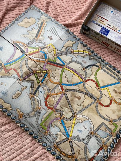 Ticket to ride европа настольная игра
