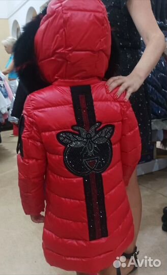 Зимний пуховки для девочки