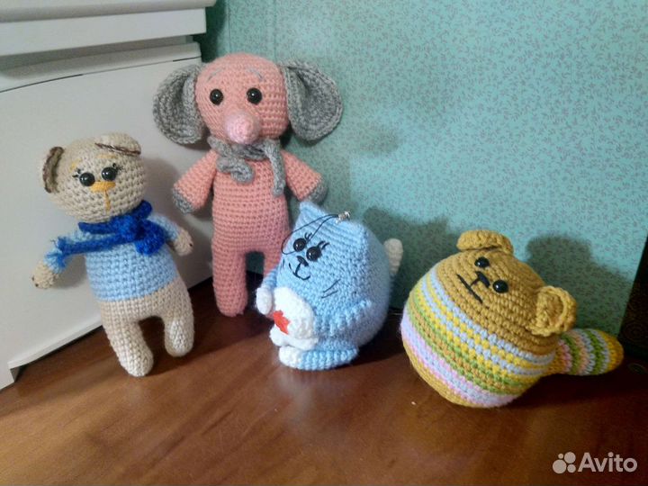 Вязаные игрушки ручной работы