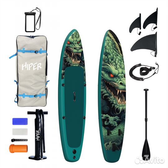 Сапборд Hiper Dragon 10,6' новый, стильный