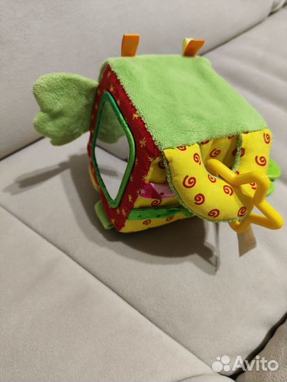 Мягкий развивающий кубик новорождённым игрушка