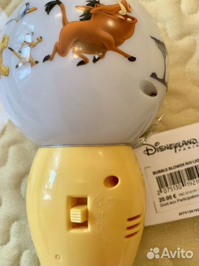 Игрушка генератор пузырей Disneyland Paris