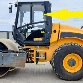 Стекло дверное левое верхнее jcb vibromax vm 115hd