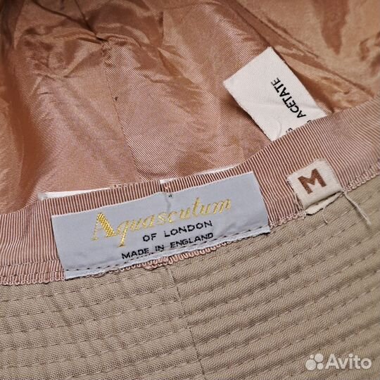 Винтажная шляпа панама Aquascutum Made in England