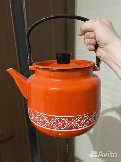 Чайник эмаль эмалированный