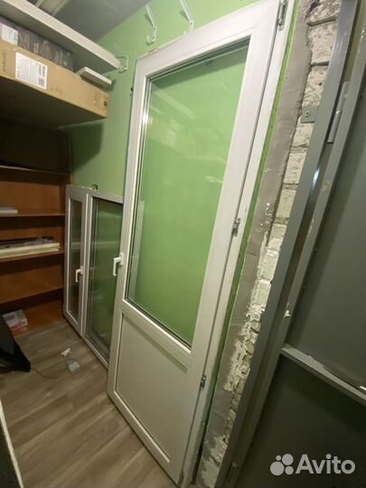 Балконная дверь и окно бу