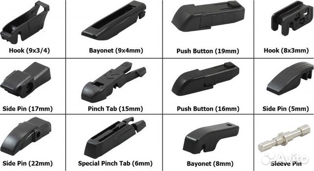 Щётка стеклоочистителя каркасная 18 дм - 450 мм