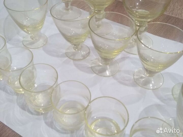 Набор фужеров и рюмок СССР Винтаж