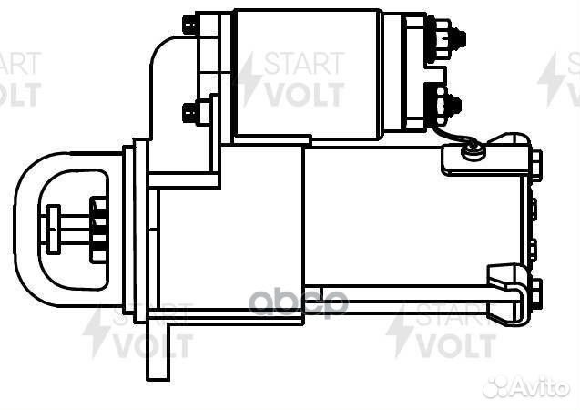 Стартер для а/м Chevrolet Captiva C100 (06) /Op