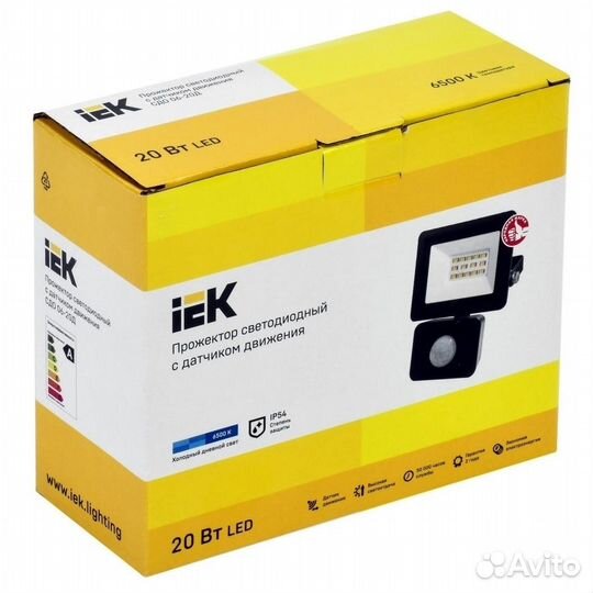 Прожектор IEK сдо 06-20Д 20Вт. с датчиком движения