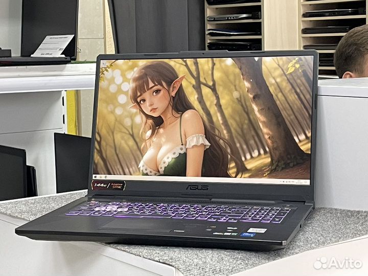 Игровой asus tuf/144Гц/Core i5-11400H/RTX3060