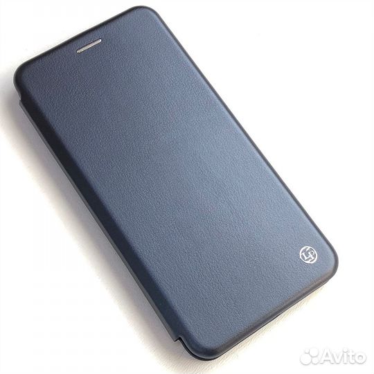 Кожаный чехол-книжка на Samsung J6 Plus