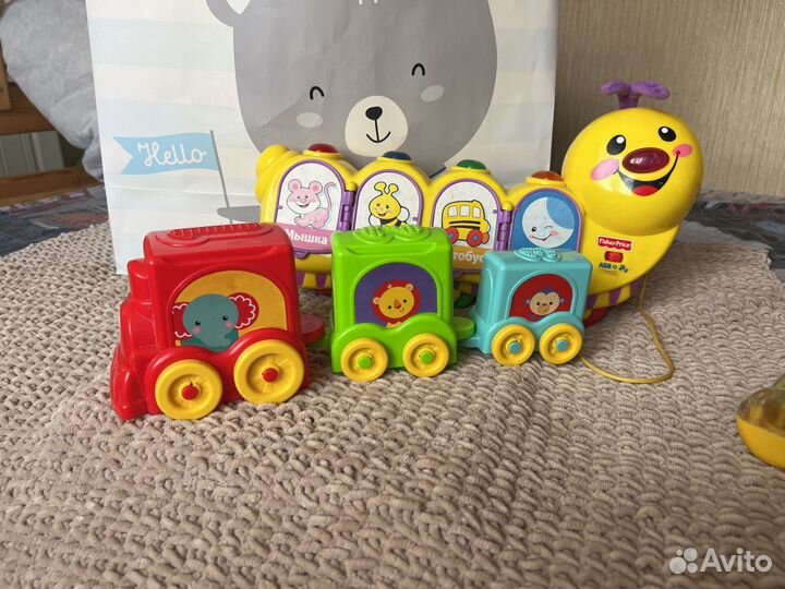 Игрушки от 0 до 3 лет бренда elc и fisher price