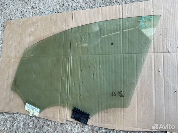 Переднее левое стекло Хендай Санта Фе 4 тм