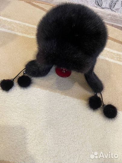 Шапка норковая женская новая