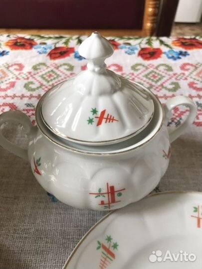 Шуман антиквариат столетний сервиз 1918-1929 Бавар