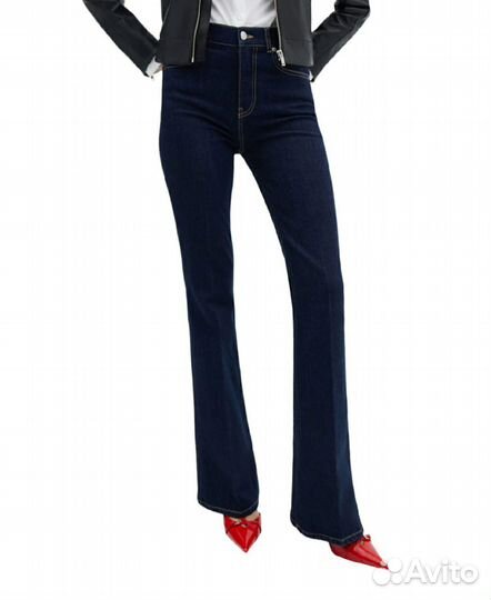 Джинсы клеш mango р.36(42)
