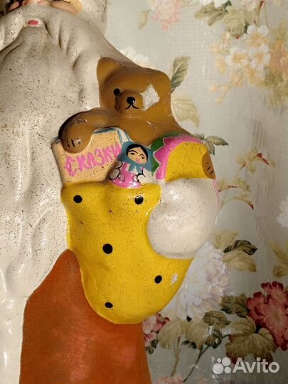 Дед мороз СССР 44 см., высота. Папье Маше. Продан