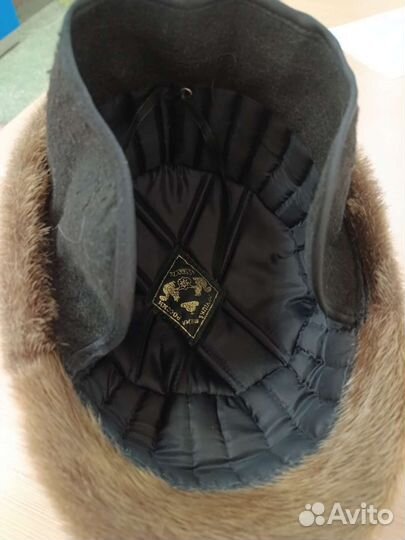 Норковая мужская кепка