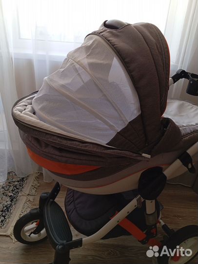 Коляска adamex 3 в 1 бу