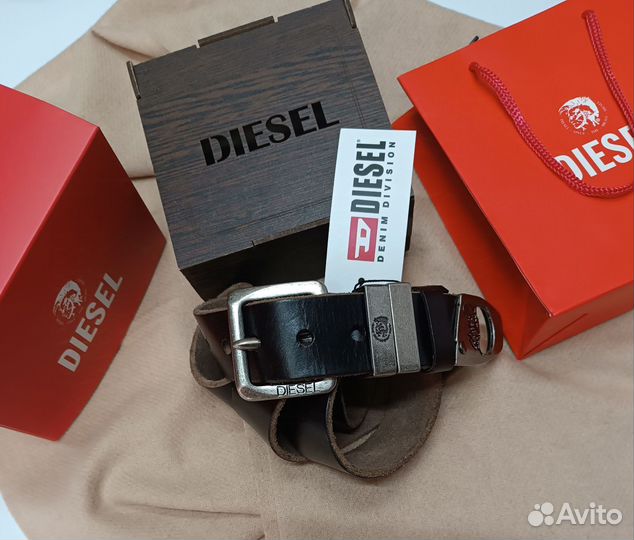 Ремень Diesel кожаный