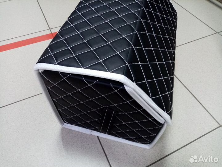 Органайзер (сумка, бокс) в багажник эко кожа ромб