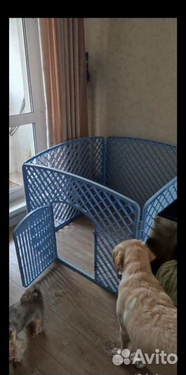 Вольер, манеж пластиковый 100/100