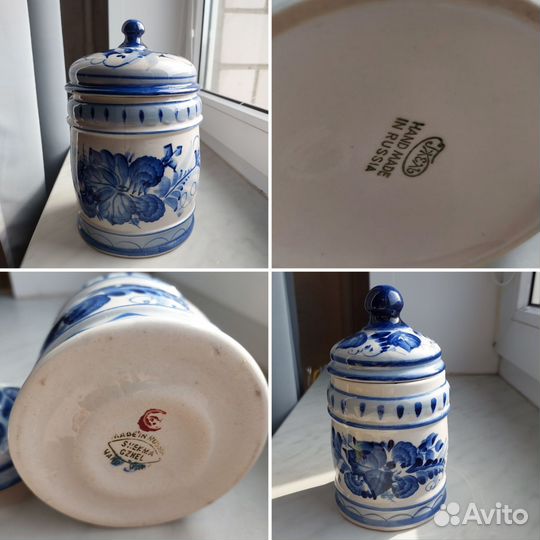 Кружка пивная Гжель Орел другая посуда Гжель