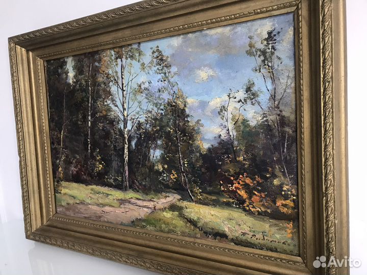 Картина Радимова Т.П. холст масло старинная