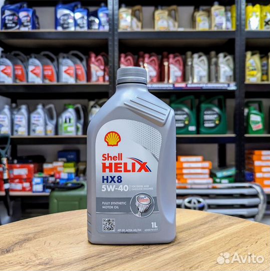 Масло моторное shell helix HX8 5W-40