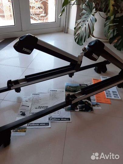 Крепление для лыж и сноуборда и багажник thule