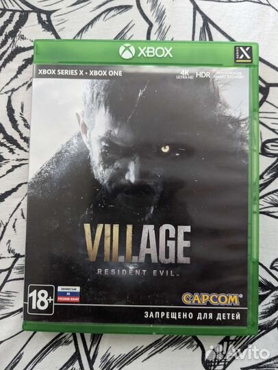 Игра для приставки xbox one resident evil Village
