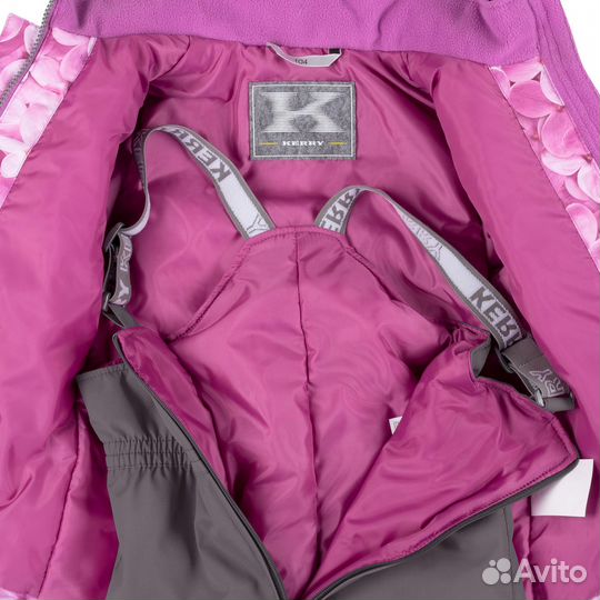 Комплект для девочек hedvig K24036A-1221 Kerry 1221-сирененвыйс цветами/серый