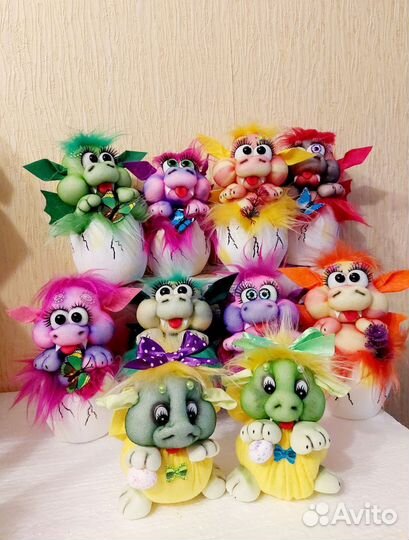 Кукла ручной работы в чулочной технике