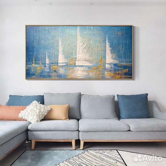 Картина маслом Яхты
