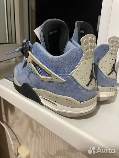 Nike air jordan 4 university blue оригинал